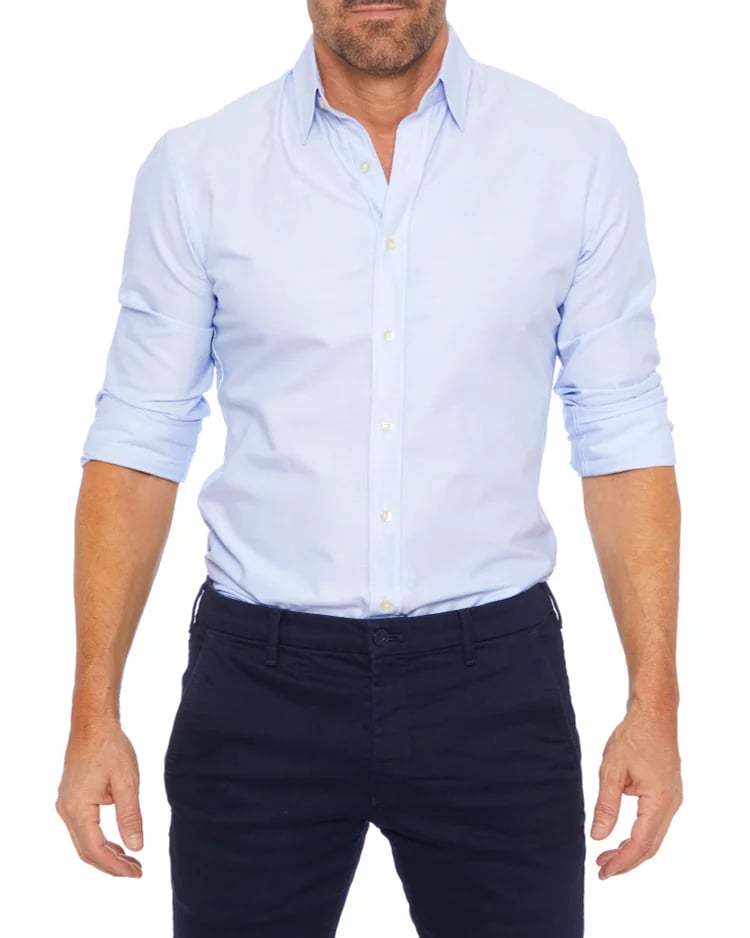 Oxford Stretch Zip Shirt