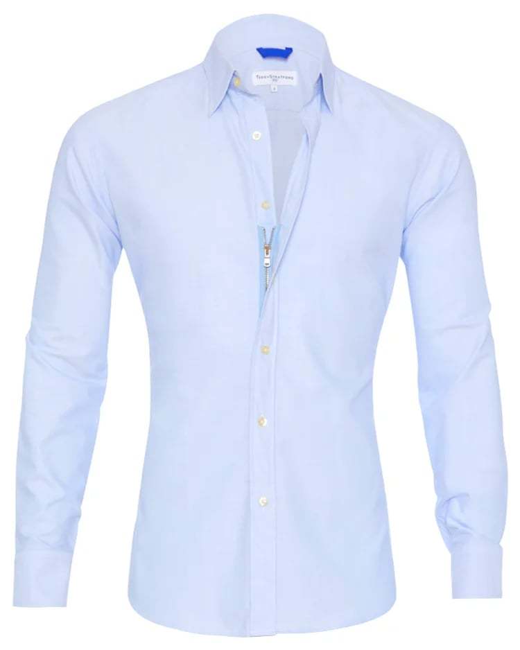 Oxford Stretch Zip Shirt