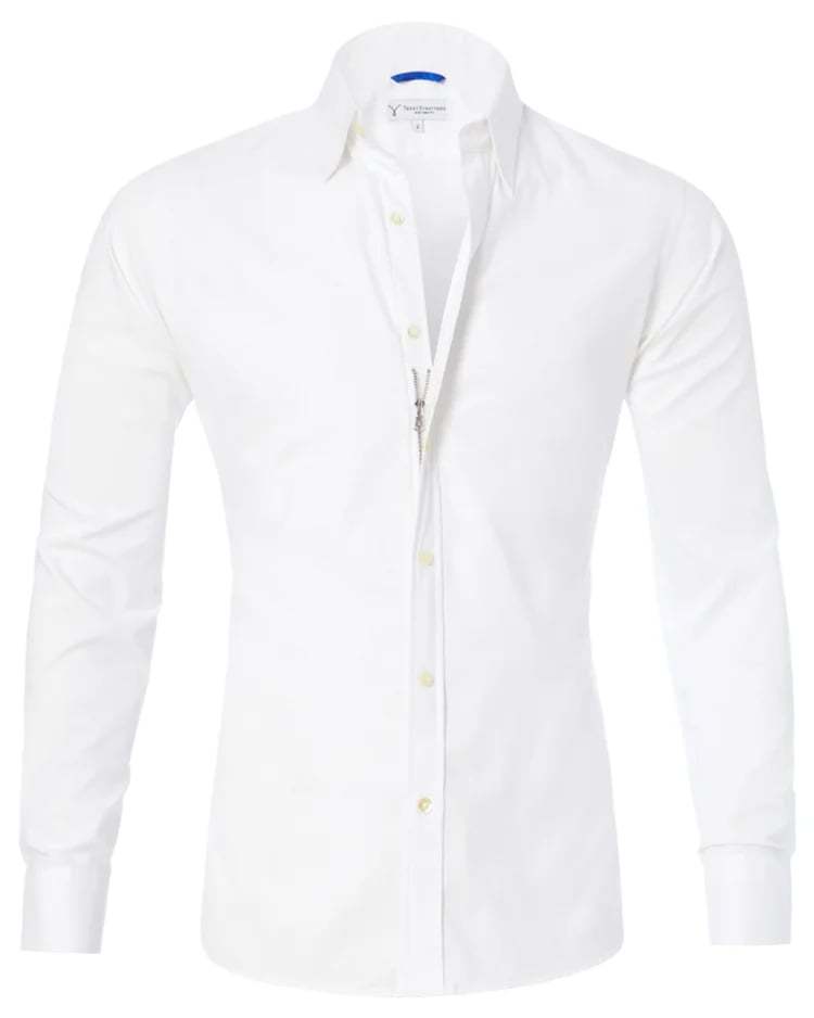 Oxford Stretch Zip Shirt