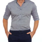 Oxford Stretch Zip Shirt